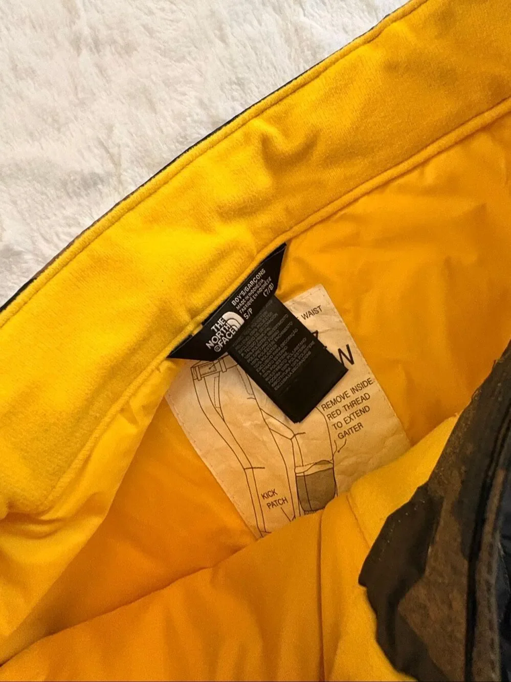 The Northface kids snow pants size Small